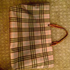 Authentic Burberry tote.